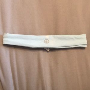 Light blue LuluLemon headband